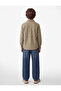 Cotton Long Sleeve Plaid Shirt with Pockets - 3