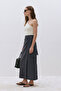 Smoked Noli Linen Wrap Skirt - 3