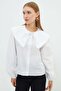 Dantelli Peter Pan collar Shirt with Elastic Sleeves