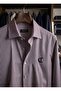 Men's Long Sleeve Striped Cotton Regular Fit Premium Men's Shirt - 4
