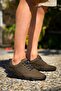 Kbdx1 Kuback Khaki Leather Casual Men's Shoes