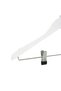 Wooden M001Çm Latch Shirt and Skirt Hanger White Color 6 Pieces - 4