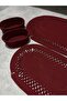 Terra 4-Piece Bathroom Set – 2 Oval Mats & 2 Oval Baskets, Natural Rope Weave, Handmade - Premium - 2
