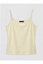 Lcw Visionwhite U-Neck Women's Tank Top with Rope Straps - 5