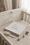 Baby Blanket with Teddy Bear Pattern and Crown Embroidery, Pocketed Cotton 80X80 cm Cover for Crib, Stroller, Bassinet, and Baby Carriage - 2