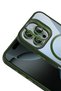 Gldisptm iPhone 16 Pro Max Cover with Remim Lens and Magsafe Stand - (23959) Dark Green - 3
