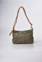 Women's Crossbody Bag Daily Stylish Use Lightweight Multi-Compartment Modern Design Green-Camel 18083