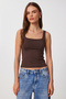 2-Pack Strappy Sandy Knitted Blouse Lcr0122 Brown Vision - 2