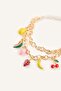 Women's 2-Piece Fruit Patterned Bracelet G5786Axns - 2