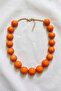 Orange Hooded Style Necklace - 2