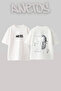 Walter White Design Back Printed Cotton White Oversize T-Shirt