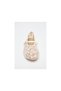 Pearl-Embellished Beige Mesh Embroidered and Beaded Detail Round Toe Luxury Stylish Orthopedic Lightweight Sole Women's Ballet Flats - 6