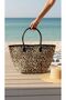 Leopard Riviera Straw Beach Bag – Large Size Premium Tote Bag