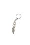 6 cm Silver Color Keychain with Double Letter Figures - 3