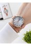 Leather Cord 30 Mt Water Resistant Special Design Women's Wristwatch + Bracelet Vs.Blkt.0976 - 2