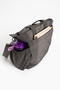 Light Gray Women's Large Size 4-Compartment Water Resistant Parachute Fabric Crossbody and Shoulder Strap Bag - 8