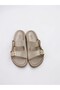 Anatomical, Flexible, Comfortable Women's Slippers with Two Buckles and Silvery Print. - 2