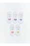 Girl's Patterned Ballerina Socks 5-Pack (S6)