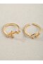 Set of 2 - Gold Embellished Rings - 3