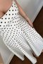 Square Neck Polka Dot Princess Model Long Maxi Dress Engagement Graduation Evening Dress Special Occasion - 6