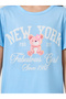 Girls Graphic Print T-Shirt and Pyjama Set - 3