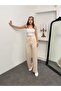 Women's Lace-Up High-Waisted Wide-Leg Pants Comfortable Fit