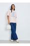 Light Pink Floral Graphic T-Shirt - 2
