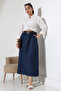 Belted Denim Skirt - 4