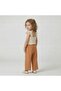 Fisto Blazer Linen Pants Girls' Top and Bottom Set - 2