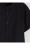Lcw Kids Black Judge Collar Boy's Shirt - 5