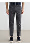 Gray Slim Fit Men's Trousers - 2