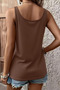 New Season Women's Strappy Wide V-Neck Viscose Comfortable Blouse - 4