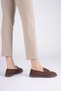 Women's Bitter Brown Daily Suede Shoes Fs27Ms10D - 5