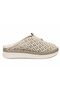 Women's Genuine Leather Handcrafted Special Small Stone Embellished Stylish Slippers