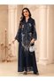 Luxury Beaded Sequined Long Jalabiya V-neck Loose Slimming Dress Fashionable Evening Gown - 6