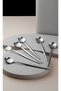 Set of 6 Stainless 18/10 Round Teaspoons - Stainless Steel Non-Tarnish Spoons - 6