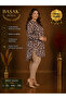 Moda Başak 100% Cotton Woven Patterned Tunic Comfortable Cut Plus Size - 2