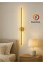 Modern Decorative Electric Led Wall Sconce with Stone Centerpiece 70 cm Daylight Antique 1 Piece