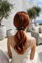 Turtle Shell Patterned Curved Acetate Hair Bun Clip 7cm - Retro Clip-On Banana Clip