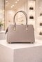 Women's Mink Handbag with Adjustable Strap Daily Shoulder Bag 2-Piece Combination - 6