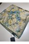 Floral Pattern Organic Scarf 90X90 cm - 3