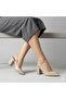 (Pine Cone) Closed Toe Thick Heeled Women's Shoes Ten - 4