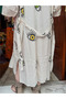 Cream Colored Kimono with Belt Detail - 8