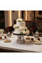 Classic Footed Stainless Steel Cake Stand –Cake & Pastry Display – 26 × 16 cm - 3