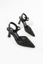 Luxury Design Stoned Transparent Mesh Evening Dress Heeled Shoes - Special Event Series - 4