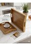Natural Bamboo 2-Piece Stylish and Durable Aesthetic Design Presentation Tray - 2