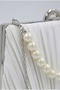 Women's Stylish Evening Dress Hand and Shoulder Bag with Chain Strap, Elegant Design, Suitable for Special Occasions - 7