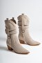 Newa Cesur Suede Laser Cut Bellows Summer Women's Boots - 6