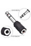 Guitar, Piano, Amplifier 3.5mm 6.5mm Converter Jack Stereo Converter - 2