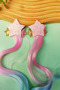 Glittery Star Hair Clips Colorful Hair Set of 2 – Girls' Accessories - 2